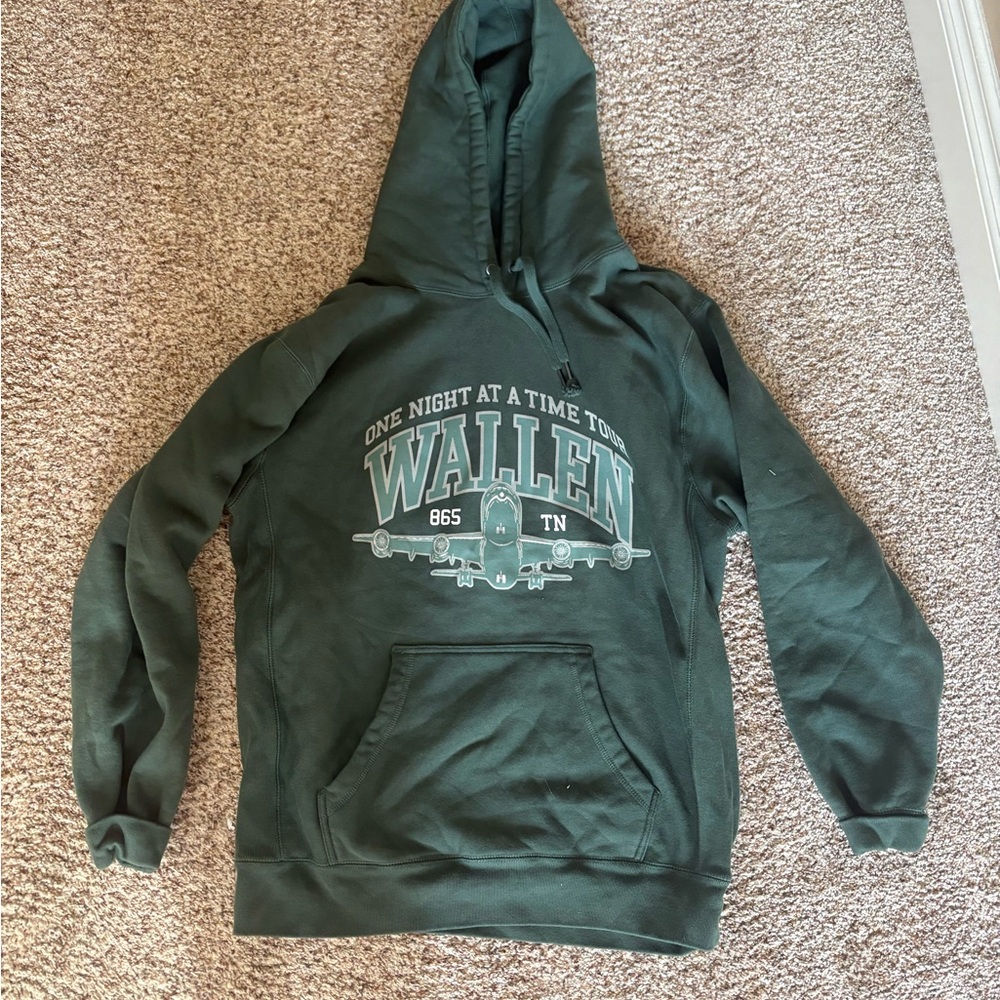 Green Men's Morgan Wallen Hoodie XL